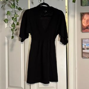 Black Short sleeve Mini Dress